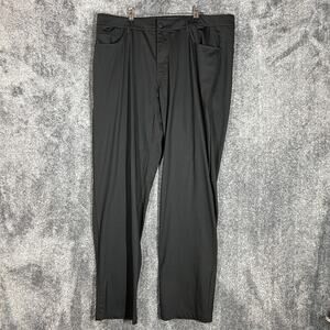 PXG Golf Pants Mens 38x31 Black Performance Khakis Casual Polyester A-FMPT-01-BK